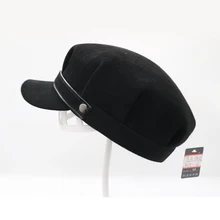 Молодежная студенческая шляпа кожаная газетная шапка осенне-зимняя бейсболка