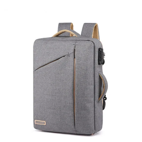

Man Backpack Fit 15.6 inch Laptop Backpack Schoolbag Computer Canvas Bucket Shoulder Bags for Boys