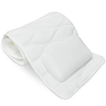 

Full-Body Spa Bathtub Pillow Cushion, 3D Breathable Lying Cushion with Non-Slip Suction Cup, Bathtub Cushion with Pillow