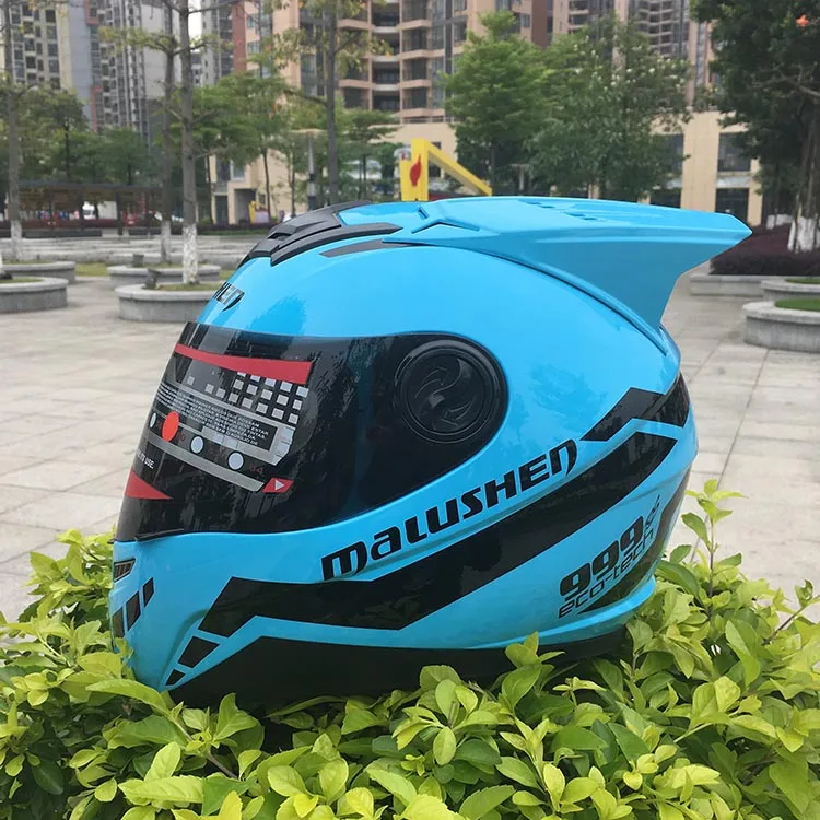 Malushun мотоциклетный шлем для женщин, шлем для мотокросса, шлем для мотокросса, шлем capacetes De Motociclista, новинка, шлем из АБС-пластика - Цвет: 1