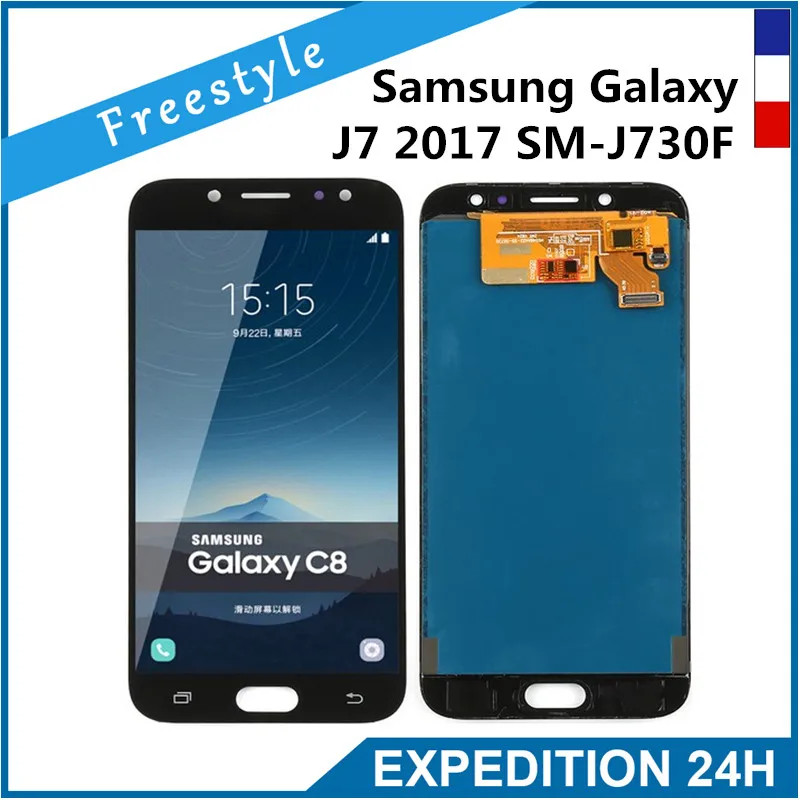 ЖК-дисплей и дигитайзер сенсорного экрана в сборе для Samsung Galaxy J7 Pro 2017 J730 J730F |
