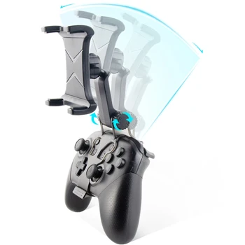 

Nintendo Switch Console Stand Cradle Bracket Game Clip Clamp Holde Adjustable Clamp Handle Rotate Bracket for Nintend Switch Pro
