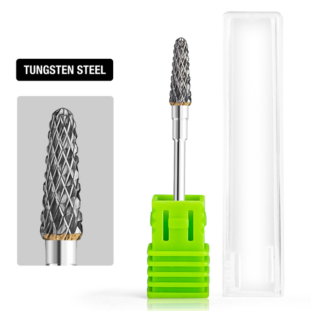 Dmoley Tungsten Carbide Nail Drill Bit Milling Cutter For Manicure Pedicure Nail Files Buffer Nail Art Equipment Accessory Tools