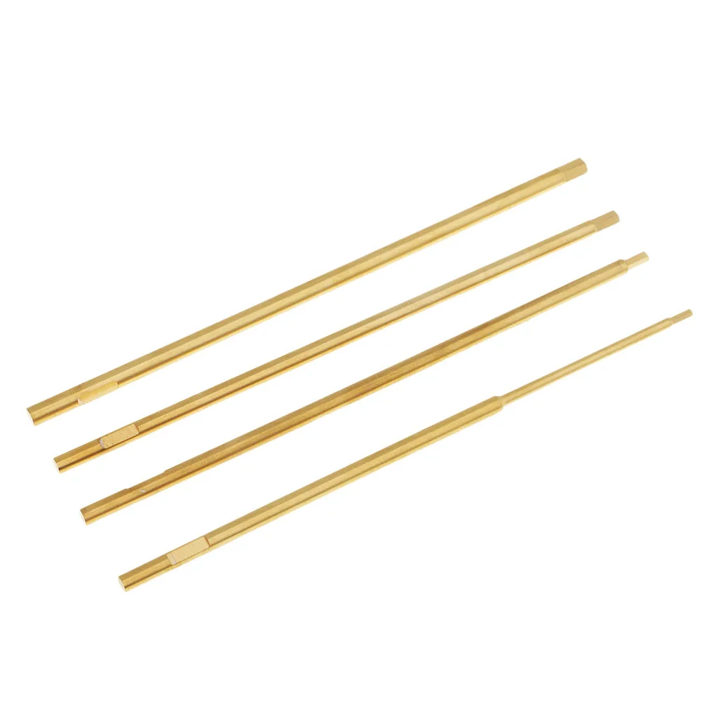 4Pcs Hex Screw driver Tools Kit Set for RC Helicopter 1.5/2.0/2.5/3.0mm Gold