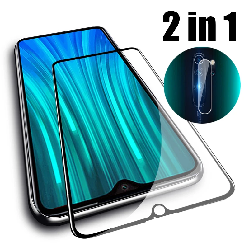Закаленное стекло с полным покрытием для Redmi note 8 Pro Защитное объектива камеры 8a 8T