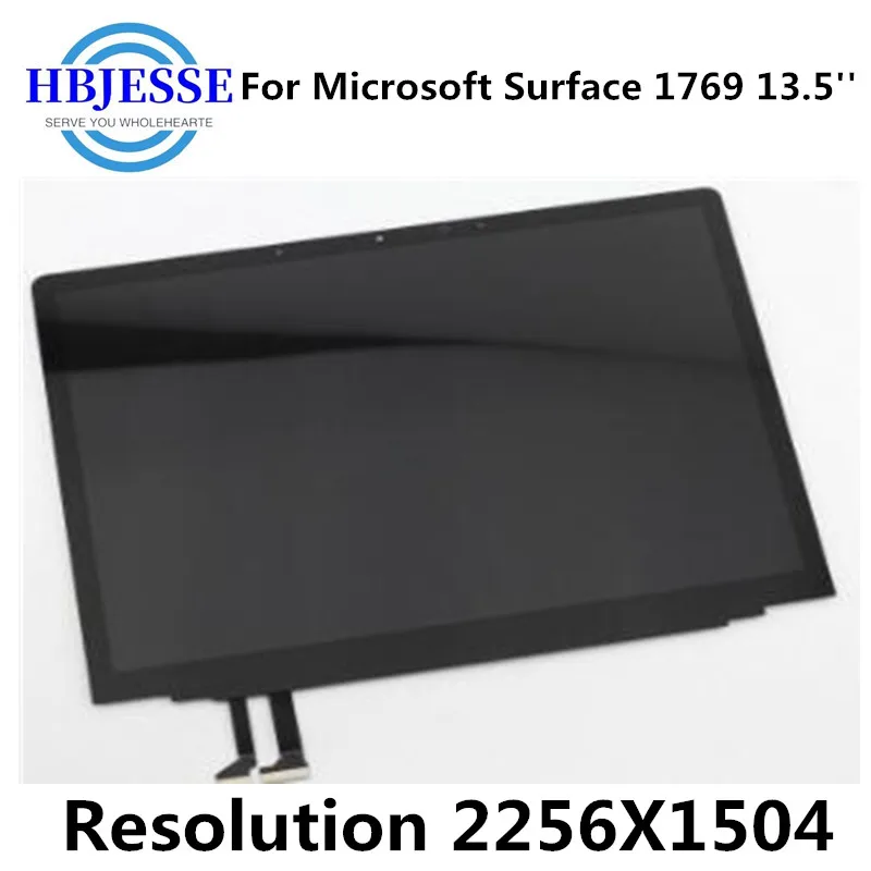 

Сменный ЖК-дисплей 2256*1504 для Microsoft Surface Laptop 1769, ЖК-дисплей с сенсорным экраном в сборе, замена поверхности 13,5 дюйма 1769