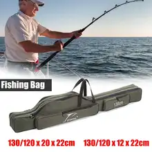 Складные сумки для удочек, сумки для рыбалки 420D, чехол на молнии, сумка для хранения инструментов для рыбных удочек, чехол, держатель, снасти, рыболовные снасти 120 см-1