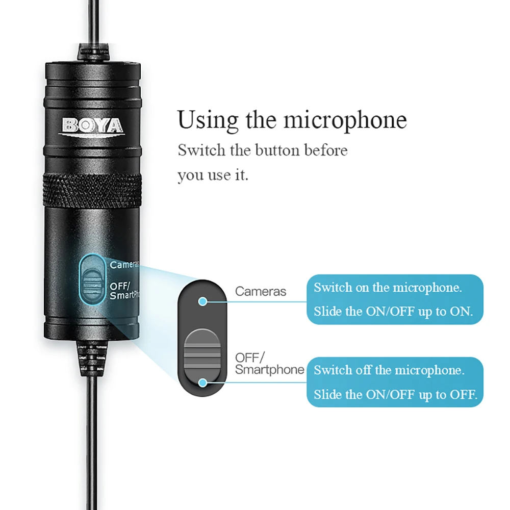 BOYA BY M1 всенаправленный Lavalier микрофон для iPhone Android смартфон Canon Nikon Sony DSLR камера