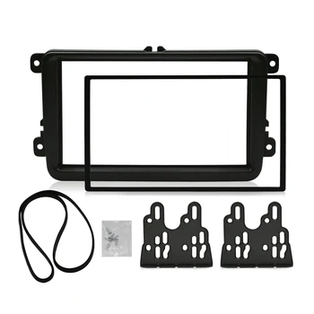 

2 Din Car Fascia For VOLKSWAGEN Stereo Panel Dash Mount Installation Double Din Frame Install Kit Refit Fascia 178 *102mm
