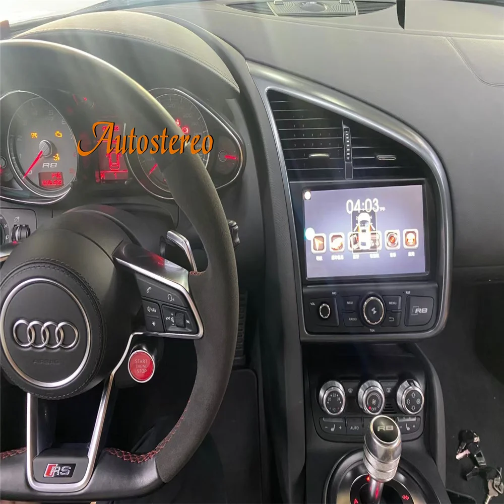 For Audi R8 Spyder Tony Stark Same Model Car GPS Navigation Auto Stereo HeadUnit