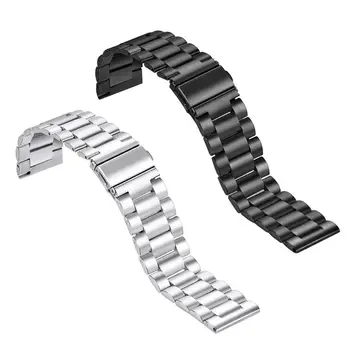 

22MM Stainless Steel Double Buckle Watchband Quick Release Wrist Strap for Huami GTR 47MM Smart Watch Bracelet Accessories