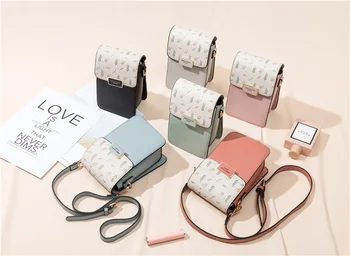 

Cute Cell Phone Purse, Casual Waterproof Crossbody Bag Purse Card Holder with Credit Card Slots for Women Girls