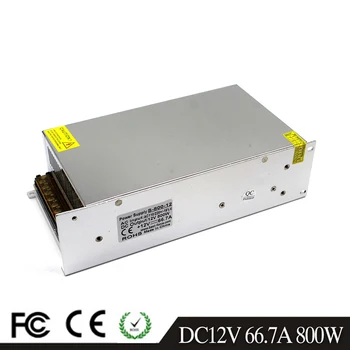 

DC Power Supply Switching 12V 66.7A 800W Driver Transformers 220V 110V AC To DC12V Power Adapter for CCTV DIY LED Strip Lighting