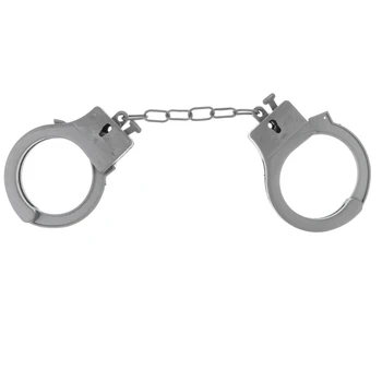 

Plastic Police Handcuffs Toy Hand Cuffs Riot Officer Pretend Play Game Props