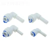 Reverse Osmosis 1/4 3/8 Hose Connection Quick Coupling 1/4 3/8 Stem L Straight Tee RO Water Aquarium Plastic Joint Pipe Fitting ► Photo 2/5