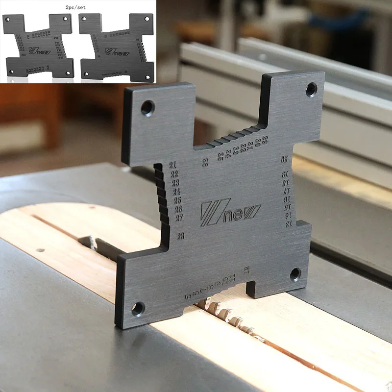 

2pcs For engraving Electric circular saw table saw milling machine cutter head height ruler fip-chip Woodworking Measuring tools