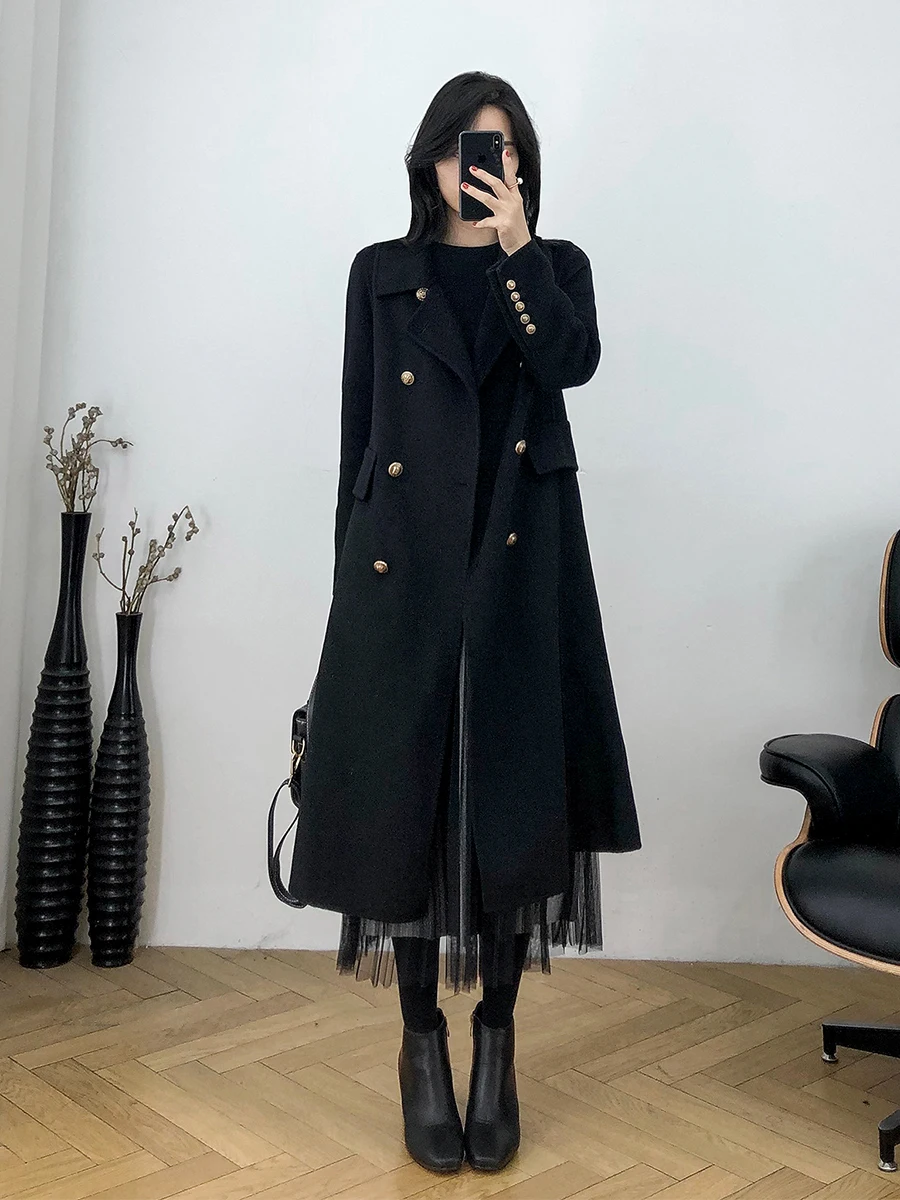 KMETRAM шерстяное пальто, женская куртка, зимняя куртка, женская одежда 2019, Корейская длинная куртка, женская утепленная верхняя одежда, Manteau