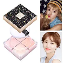 Натуральный Матовый освежающий контроль масла, рассыпчатая пудра, осветляющая кожу лица, макияж, гладкая установка, пудра, консилер, Maquiagem TSLM1