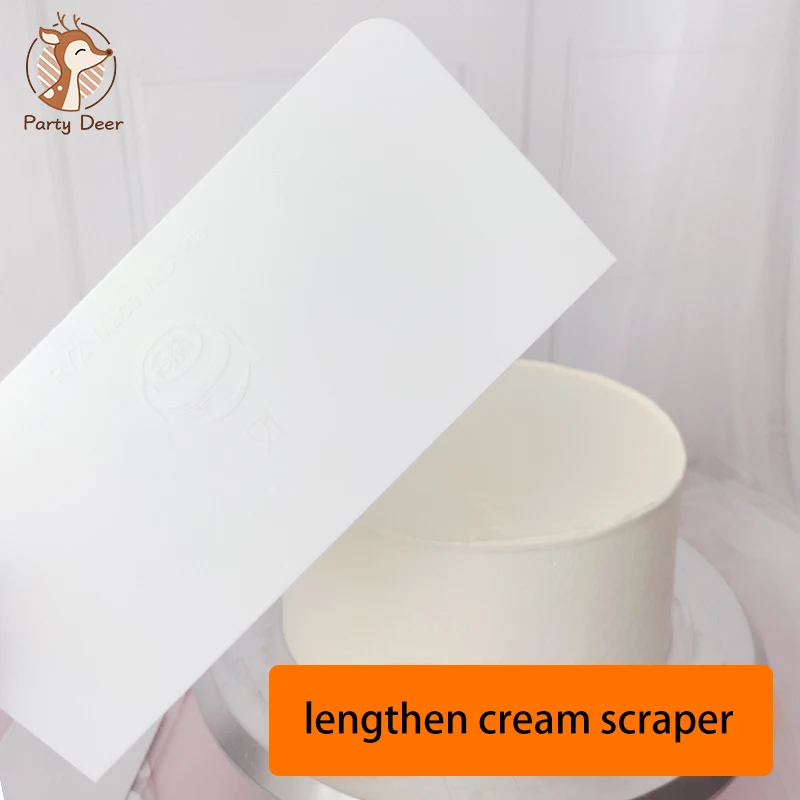 Raschietto Per Torte In Metallo 22x8 Cm – Doppio Lato Liscio E Rigato – Per Crema Al Burro E Glass - 5