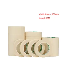 

1~5Rolls 50M High Viscosity Masking Tape Car Spraying Single Side Adhesive Tape for Car House Oil Painting Sketch