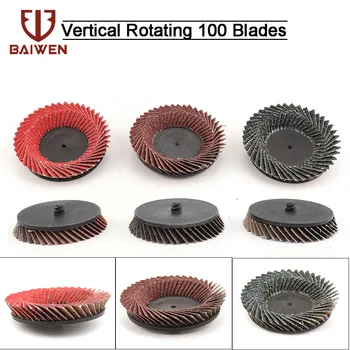 

3/6/9Pcs/Set Premium Flap Disc 3'' Type R Roloc Disc Threaded Twist Lock 80mm Sanding Discs Wheels Abrasive Tool Grit 40/60/80