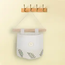 VOGVIGO хлопковая льняная подвесная сумка практичная сумка для хранения стен в стиле деко тканевая сумка для хранения косметических мешков