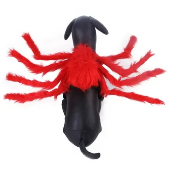 

Funny Pet Clothes Costume Halloween Cool Big Spider Shape Suit Cosplay Party Clothes for Dog Cat Chihuahua Ropa Perro Outfit..