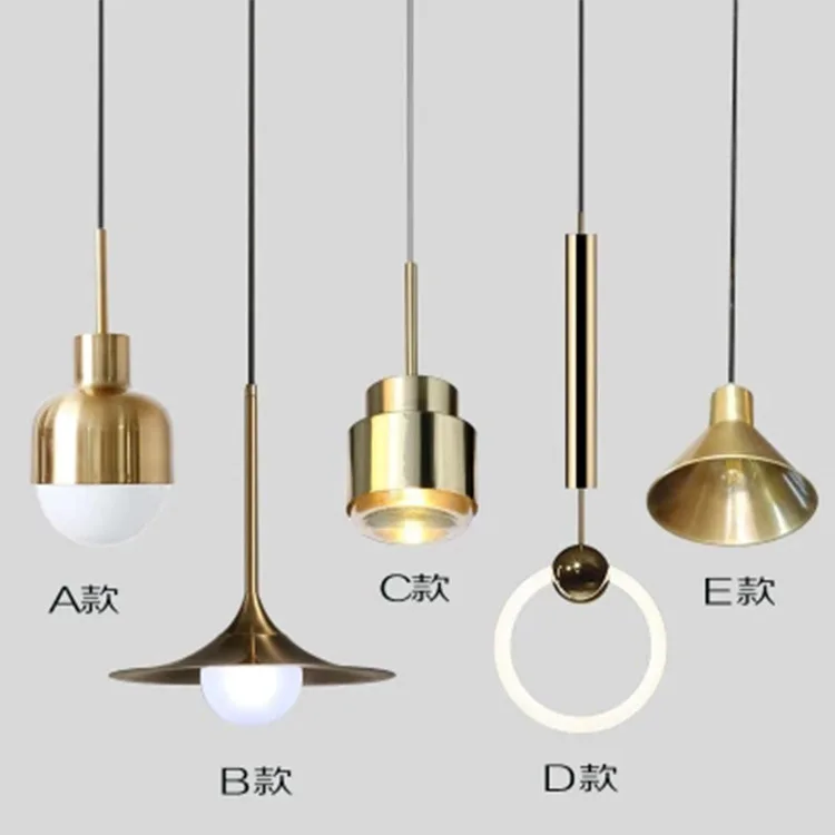 

Loft Pendant Lamp Modern Nordic Dining Room Living Room Restaurant Cafe Club Bedroom Bar Hall Pendant Light Bed deco maison
