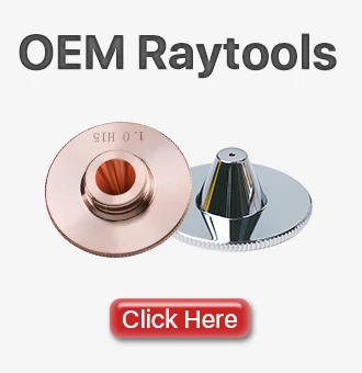 Cloudray Лазерная насадка с одним двойным слоем диа. 32 мм Калибр 0,8-6,0 для raytools Empower BT240 1064nm волоконная Лазерная режущая головка