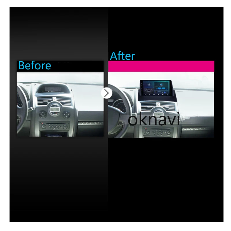 6G 128G Android 10.0 Car Radio Player For Renault Megane 2 2004 2005-2008 GPS DSP Carplay 4G WIFI OBD Serero Auto 1280*720P 9
