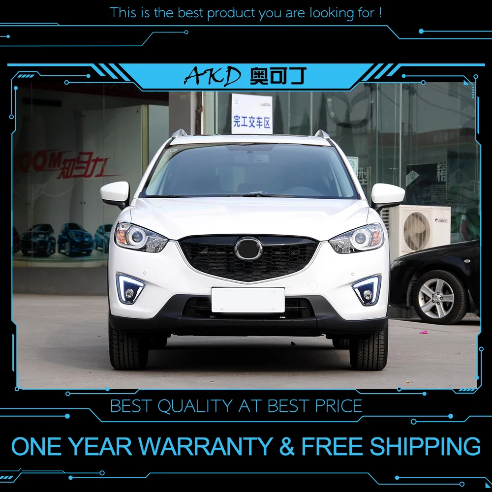 АКД автомобиль дневной свет светильник для Mazda CX 5 CX5 2012 2016 DRL бар 2 цвета