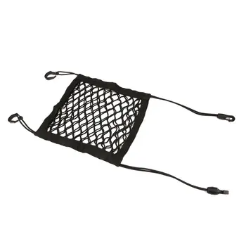 

1Pcs 28*28cm Car Organizer Seat Back Storage Mesh Net Trunk Bag/Between Car Organizer Luggage Holder Pocket With 4 Plastic Hook