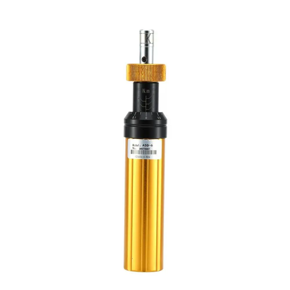 

Prefabricated Type Hex Socket Preset Torque Screwdriver ASQ-6 1~6 N.m with 2 Screw Driver Bits High Precision Tool
