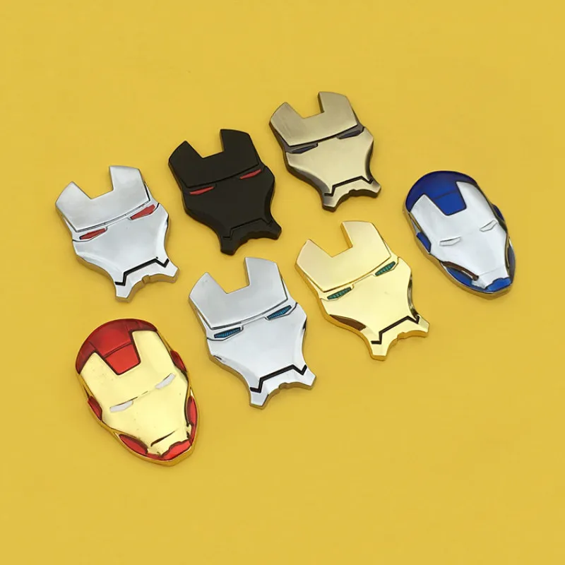 Hero Avengers Badge Marvel Decoration Metal Car Sticker for Doors and Windows Tailgate  personality 3D metal iron man etc.