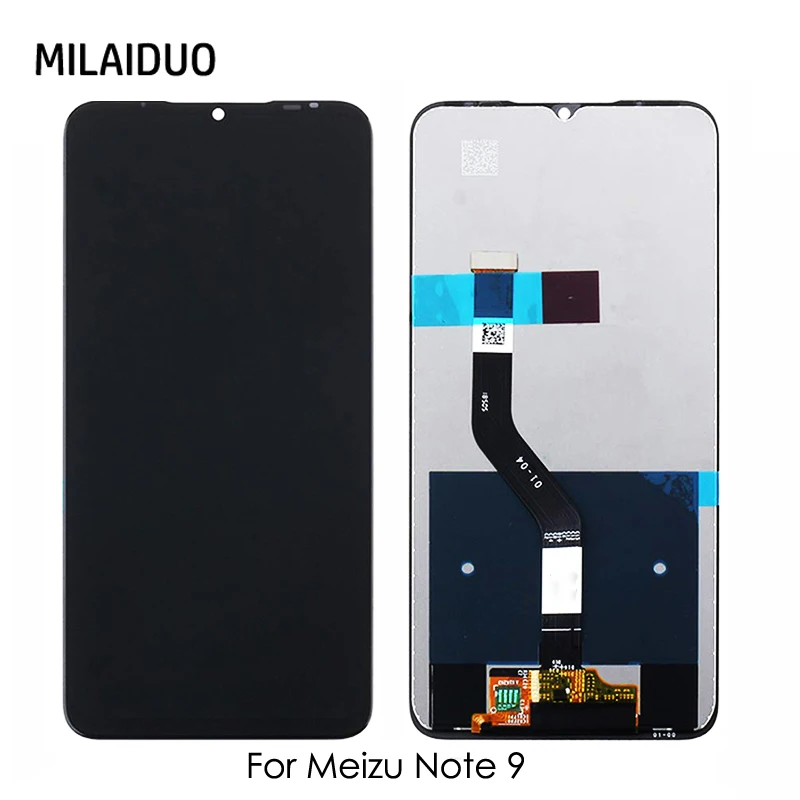 

LCD Display For Meizu Note 9 Touch Screen Digitizer Glass Assembly Replacement Parts For Meizu Note 9 Black No Frame New Tested