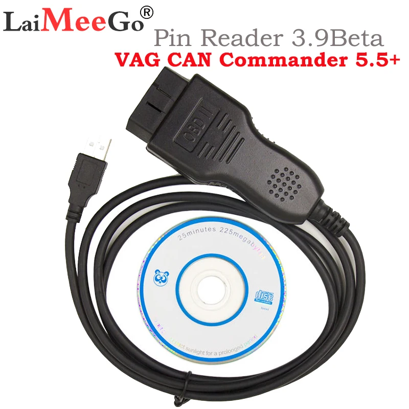 Диагностический инструмент VAG CAN Commander 5 + кабель для считывания 3 9 бета-считывания