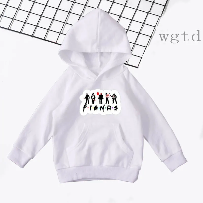 Sweatshirt Fille Horrow Friends Boys Hoodies Kids Casual Autumn Winter Warm Hoodie Boys Girls Hooded Baby Long Sleeve Sweatshirt