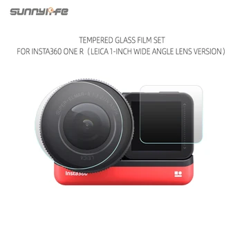

Sunnylife Insta360 One R Tempered Glass Film Set Screen Film Leica 1-Inch Wide Angle Lens Film for Insta360 ONE R