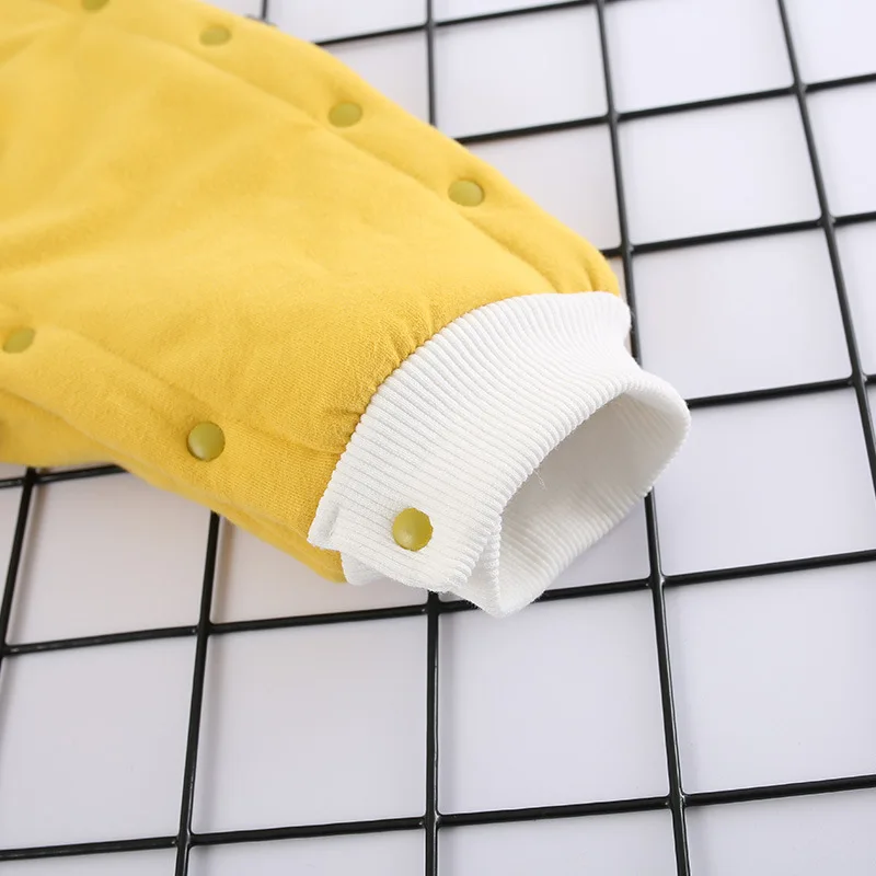 

18 New Style Korean-style Clothes for Babies plus Velvet Long Sleeve Baby Onesie Newborns Crawling Clothes Baby Rompers CHILDREN