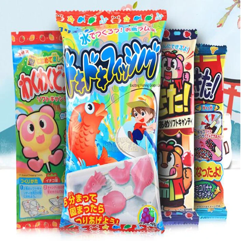 

April Du 4pcs Kids Diy popin cookin Diy fish DIY handmade kitchen to Pretend Toy