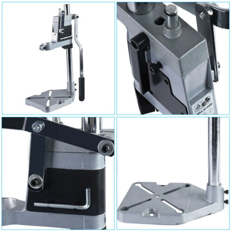 

Electric Hand Drill Support Bracket Holder 6109 Aluminum Base Single+Vise Set For Drill Bits Or Other Rotating Tools To Ensure