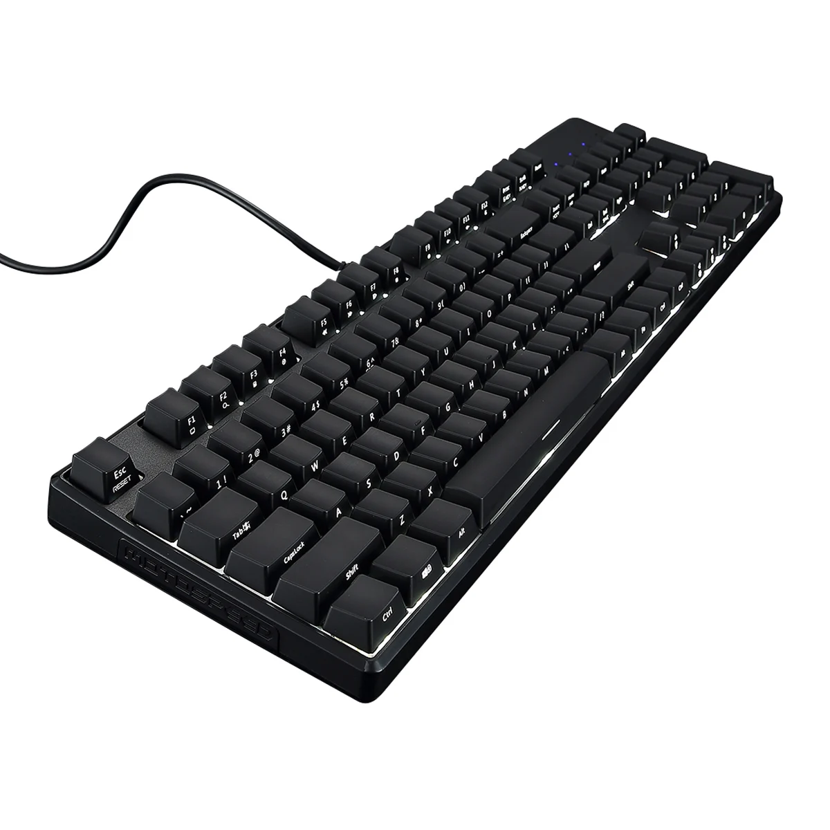 

High-End Mechanical Keyboard Wired Side Edge Letter Version RGB Backlist Glowing Gaming Keyboard 104 Keys USA Keyboards