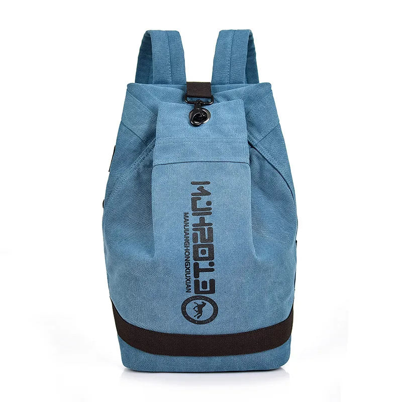 Модный персонализированный холщовый женский рюкзак, мужской практичный рюкзак-ведро, повседневная мужская баскетбольная сумка