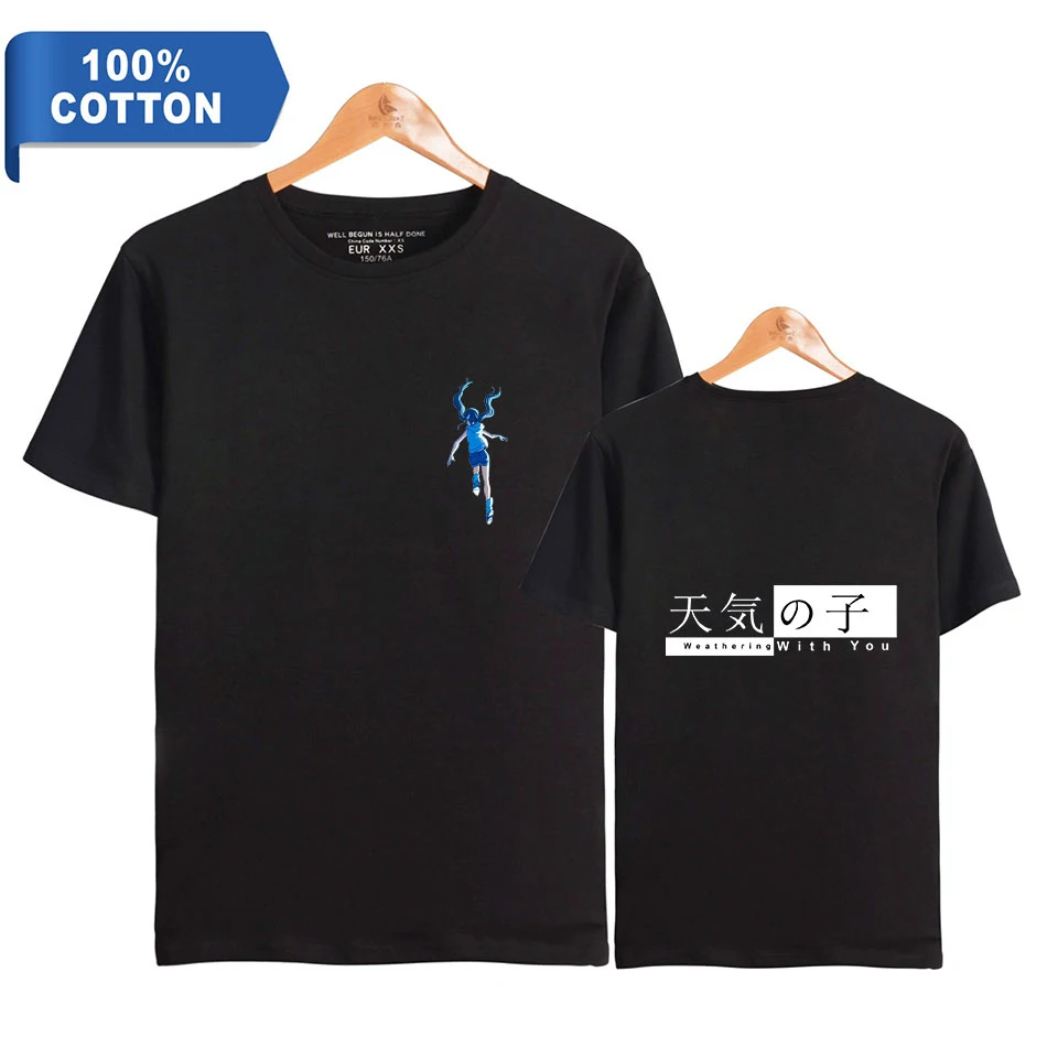 2019 T Shirt Mens Tshirt 100% cotton Son of the weather print Streetwear Summer  Harajuku T-Shirts Short Sleeve Tops Street Wear