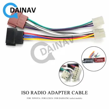 

12-122 ISO Radio Adapter for TOYOTA foe LEXUS for DAIHATSU (select models) Wiring Harness Connector Lead Loom Cable Plug