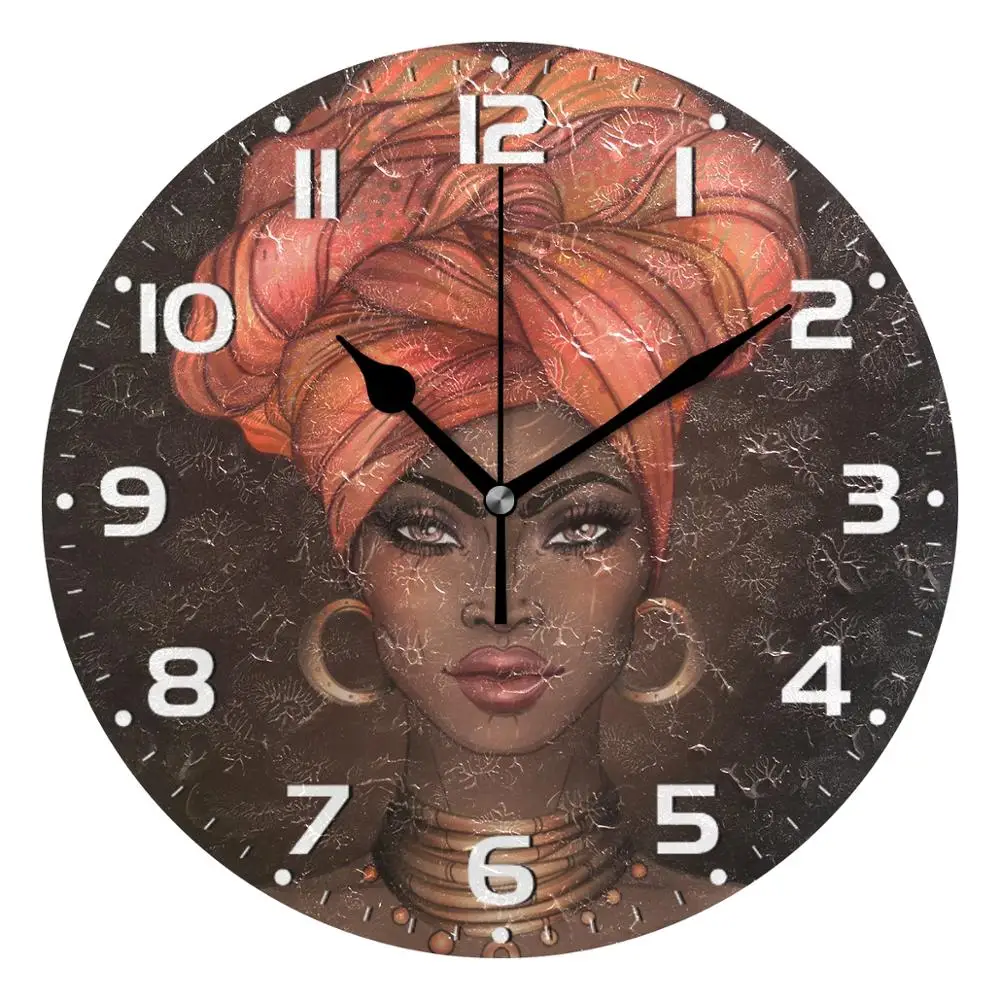 Wall Clock Living Room | Home Decoration | African Clocks | African ...