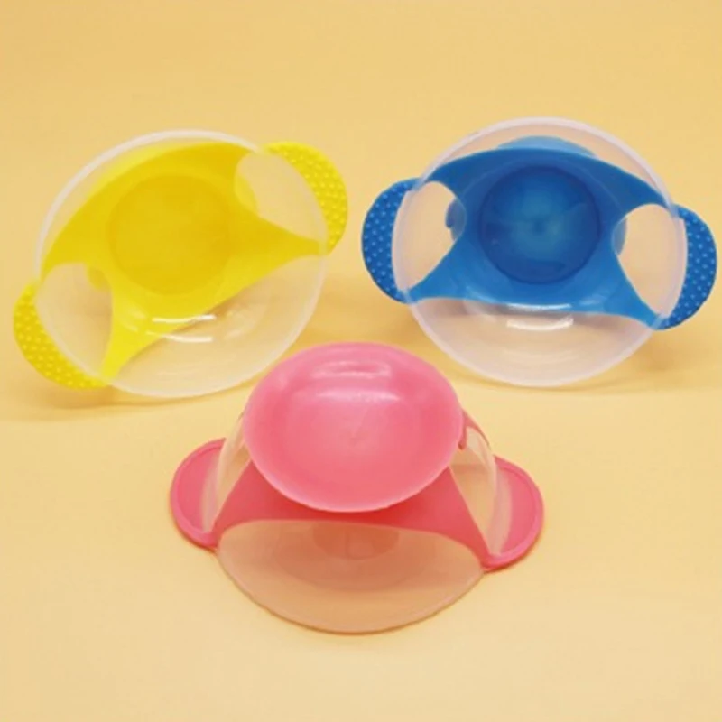 Детские PP чаши детские пищевые добавки для малышей Нескользящая присоска чаша супер всасывающая детская пудинг Прозрачная чаша на присоске