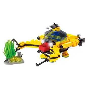 

Building Blocks Education Toys Models Building Toy Seabed Digging Treasure Ships Model Toy Vehicles Mini Gift For Boy