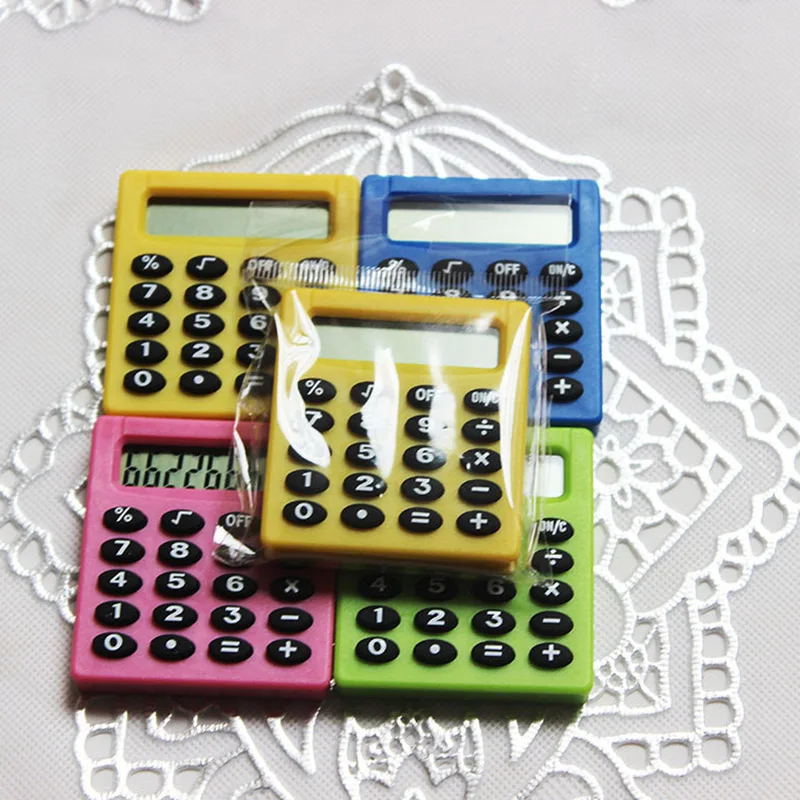 Полезный калькулятор канцелярские принадлежности конфетных цветов набор