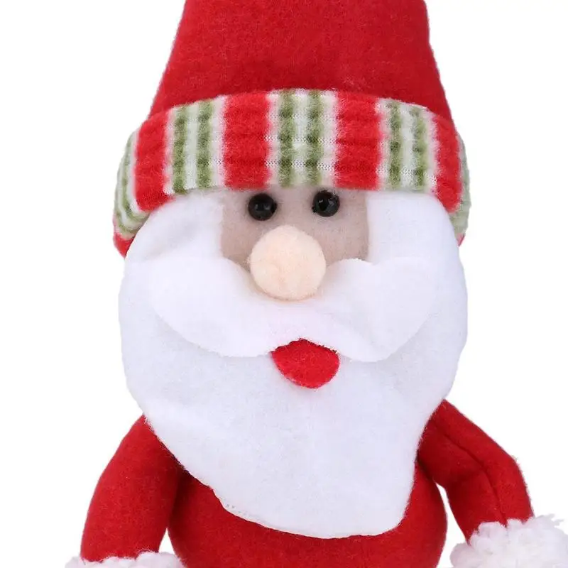 Милые куклы Navidad, рождественские вечерние украшения, крышка для бутылки вина, рождественские украшения снеговика эльфа, крышки для бутылок